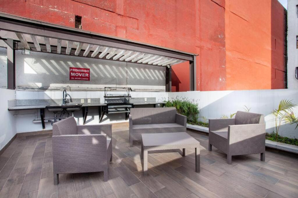 Corazon De Condesa 3 Departamentos - 200Mbps Wifi, Roof, Gym Cidade do México Exterior foto
